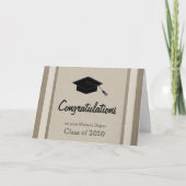 Carte Master Graduation Card (Devant)