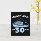 Carte Master Iter Pour 30 Ans Pêche 30e Anniversaire Fis (Fleur jaune)