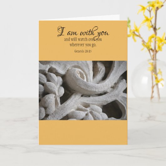 Carte Master of Divinity Degree Félicitations Card (Fleur jaune)