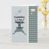 Carte Masters Degree in Government Card (Fleur jaune)