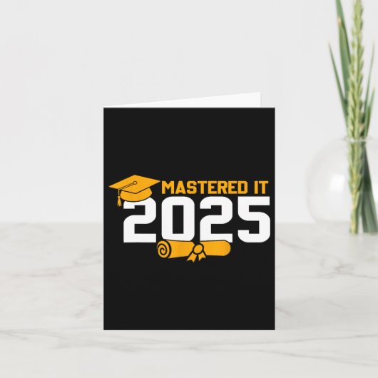 Carte Masters Diplôme maîtrisé It 2025 (Devant)