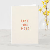 Carte mat de Classic Love You More (Fleur jaune)