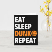 Carte Mat Sleep Dunk Répéter Fun Bysketbyll Bbyll (Fleur jaune)
