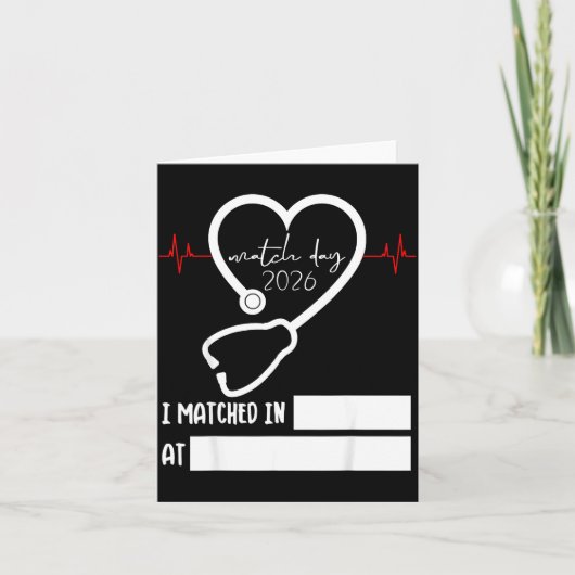 Carte Match Day 2026 Future Doctor Physician Residency F (Devant)