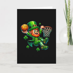 Carte Match de basket de la Saint-Patrick pour lutin irl