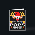 Carte Matching Christmas Very Merry Ps Reindeer<br><div class="desc">Matching Christmas Very Merry Ps Reindeer</div>