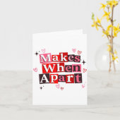 Carte Matching Couple Makes When Apart Long Distance Rel (Fleur jaune)