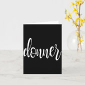 Carte Matching Donner Christmas Text Only Brown Green Re (Fleur jaune)