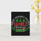 Carte Matching Family Christmas 2025 Making Memories Tog (Fleur jaune)
