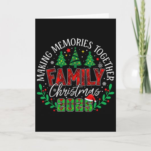 Carte Matching Family Christmas 2025 Making Memories Tog (Devant)