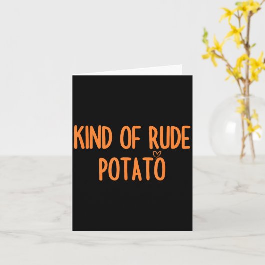 Carte Matching Sweet Tato And Kind Of Rude Tato For Coup (Fleur jaune)