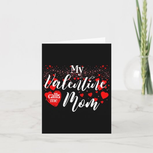 Carte Matching Valentines Day Mother My Valentine Calls  (Devant)