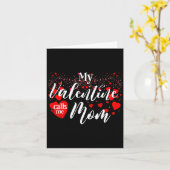 Carte Matching Valentines Day Mother My Valentine Calls  (Fleur jaune)