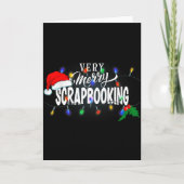 Carte Matching Very Merry Scrapbooking Christmas (Devant)