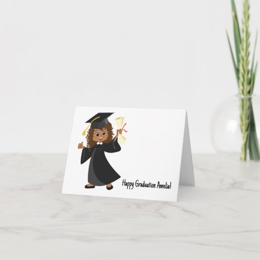 Carte Maternelle afro-américaine personnalisée (Devant)