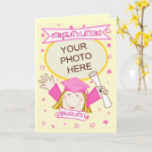 Carte Maternelle / Maternelle (Fleur jaune)