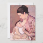 Carte Maternite | Mary Cassatt (Devant)