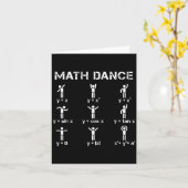 Carte Math Dance Algebraic Fonctions Funny Teacher Chemi (Fleur jaune)