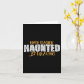 Carte Math Enseignant Effrayant Math Lover Mathématiques (Fleur jaune)
