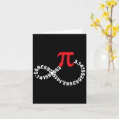 Carte Math Enseignant Mathématiques Pi Symbole Pi Joyeux (Fleur jaune)