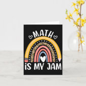 Carte Math Est Mon Jam Premier Jour Ck À L'École Enseign (Fleur jaune)