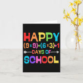 Carte Math Formula 100 Jours D'École Drôle Enseignant Ma (Fleur jaune)