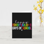 Carte Math Formula 100 Jours D'École Drôle Enseignant Ma (Fleur jaune)