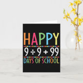 Carte Math Formula 100 Jours D'École Drôle Enseignant Ma (Fleur jaune)