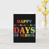 Carte Math Formula 100 Jours D'École Drôle Enseignant Ma (Fleur jaune)