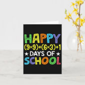 Carte Math Formula 100 Jours D'École Drôle Enseignant Ma (Fleur jaune)