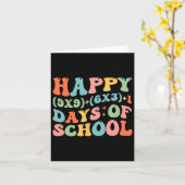Carte Math Formula Heureux 100 Jours De L'École Drôle Ma (Fleur jaune)