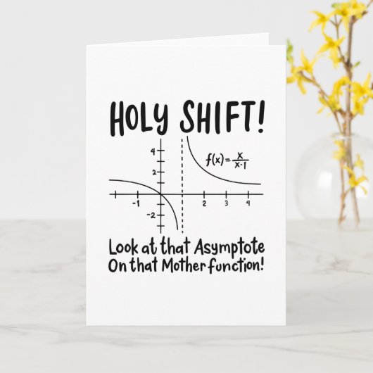 Carte Mathématiques (Fleur jaune)