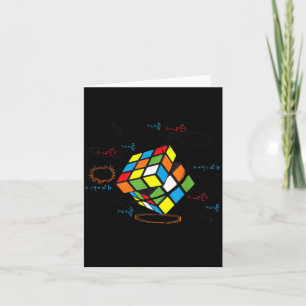 Carte Mathématiques amusantes Rubik Rubix Rubics Joueur