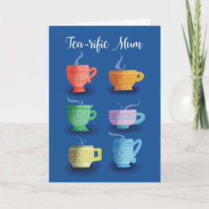 Carte Mathering Sunday Mum Whimsical Steaming Teups