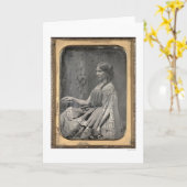 Carte Matilda C. Heron [CA 1850] (Fleur jaune)