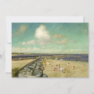 Carte Matin à Breakwater William Merritt Chase