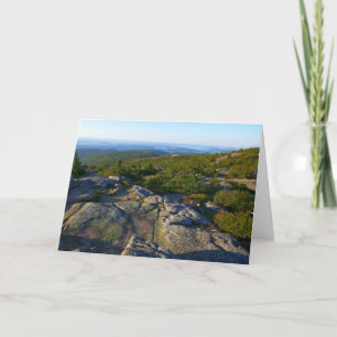 Carte Matin au sommet du mont Cadillac à Acadia