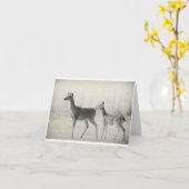 Carte Matin blanc (Fleur jaune)