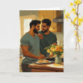 Carte Matin Cuisine Cosy (Fleur jaune)