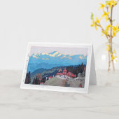 Carte Matin de Darjeeling, Hiroshi Yoshida (Fleur jaune)