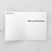 Carte 'Matin de Noël tropical' sur une (Intérieur)