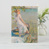 Carte Matin d'été sur le lac Starnberg | Edward Cucuel (Debout devant)