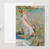 Carte Matin d'été sur le lac Starnberg | Edward Cucuel (Devant / Derrière)