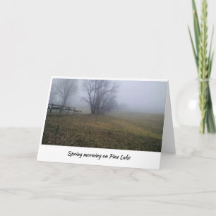 Carte Matin du printemps sur Pine Lake