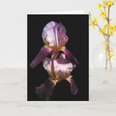 Carte Matin Iris (Fleur jaune)
