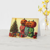 Carte Matin Noël (Fleur jaune)