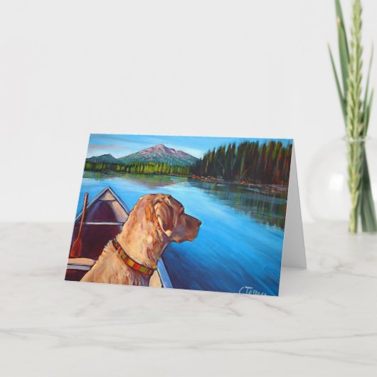 Carte Matin sur le lac (Devant)