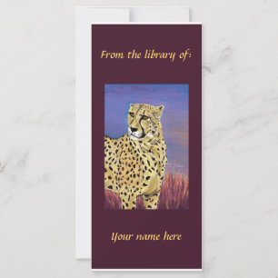 Carte Matin sur le signet personnalisé Serengeti