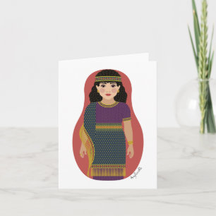 Carte Matriochka Assyrienne Ancienne