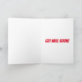 Carte Matron Nurse Hospital Get Well Soon (Intérieur)